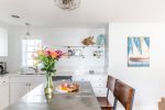 Bright and airy kitchen with everything you need to cook and enjoy a meal